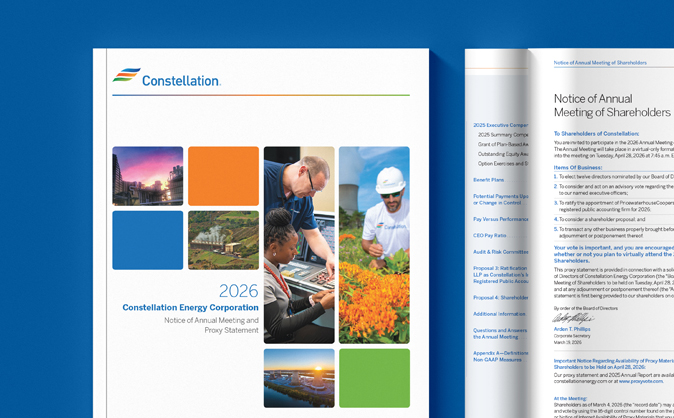 Constellation Energy 2026 Proxy Statement