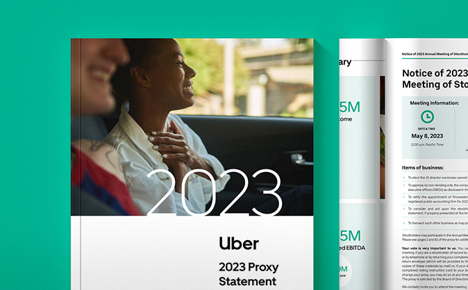 Uber Technologies 2023 Proxy Statement